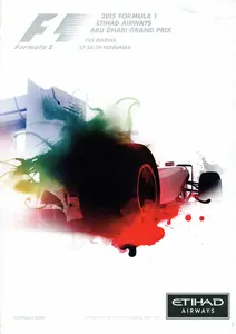 2015-11-29 | Abu Dhabi Grand Prix | Abu Dhabi | Formula 1 Event Artworks | formula 1 event artwork | formula 1 programme cover | formula 1 poster | carsten riede