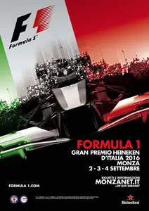 2016-09-04 | Gran Premio D`Italia | Monza | Formula 1 Event Artworks | formula 1 event artwork | formula 1 programme cover | formula 1 poster | carsten riede