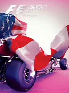 2017-10-22 | United States Grand Prix | Austin | Formula 1 Event Artworks | formula 1 event artwork | formula 1 programme cover | formula 1 poster | carsten riede