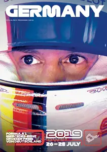 2019-07-28 | Grosser Preis von Deutschland | Hockenheim | Formula 1 Event Artworks | formula 1 event artwork | formula 1 programme cover | formula 1 poster | carsten riede