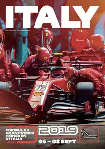 2019-09-08 | Gran Premio D`Italia | Monza | Formula 1 Event Artworks | formula 1 event artwork | formula 1 programme cover | formula 1 poster | carsten riede