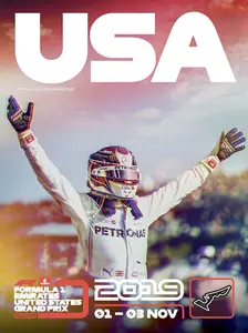 2019-11-03 | United States Grand Prix | Austin | Formula 1 Event Artworks | formula 1 event artwork | formula 1 programme cover | formula 1 poster | carsten riede