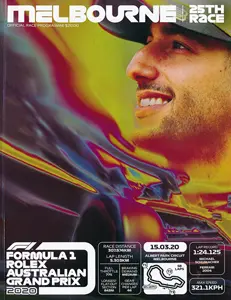 2020-03-15 | Australian Grand Prix | Melbourne | Formula 1 Event Artworks | formula 1 event artwork | formula 1 programme cover | formula 1 poster | carsten riede