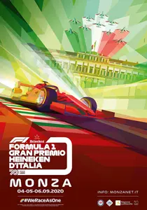 2020-09-06 | Gran Premio D`Italia | Monza | Formula 1 Event Artworks | formula 1 event artwork | formula 1 programme cover | formula 1 poster | carsten riede