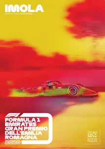 2020-11-01 | Gran Premio Dell`Emilia-Romagna | Imola | Formula 1 Event Artworks | formula 1 event artwork | formula 1 programme cover | formula 1 poster | carsten riede