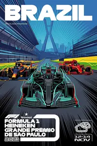 2021-11-14 | Grande Premio De Sao Paulo | Interlagos | Formula 1 Event Artworks | formula 1 event artwork | formula 1 programme cover | formula 1 poster | carsten riede