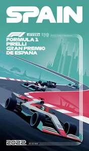 2022-05-22 | Gran Premio De Espana | Barcelona | Formula 1 Event Artworks | formula 1 event artwork | formula 1 programme cover | formula 1 poster | carsten riede
