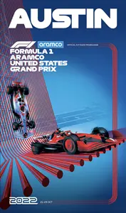 2022-10-23 | United States Grand Prix | Austin | Formula 1 Event Artworks | formula 1 event artwork | formula 1 programme cover | formula 1 poster | carsten riede