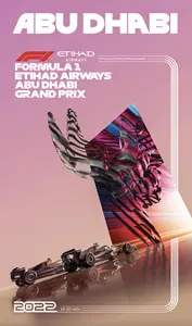 2022-11-20 | Abu Dhabi Grand Prix | Abu Dhabi | Formula 1 Event Artworks | formula 1 event artwork | formula 1 programme cover | formula 1 poster | carsten riede