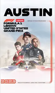 2023-10-22 | United States Grand Prix | Austin | Formula 1 Event Artworks | formula 1 event artwork | formula 1 programme cover | formula 1 poster | carsten riede