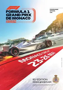 2024-05-26 | Grand Prix De Monaco | Monte Carlo | Formula 1 Event Artworks | formula 1 event artwork | formula 1 programme cover | formula 1 poster | carsten riede