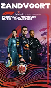 2024-08-25 | Grote Prijs Van Nederland | Zandvoort | Formula 1 Event Artworks | formula 1 event artwork | formula 1 programme cover | formula 1 poster | carsten riede