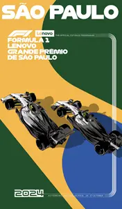 2024-11-03 | Grande Premio De Sao Paulo | Interlagos | Formula 1 Event Artworks | formula 1 event artwork | formula 1 programme cover | formula 1 poster | carsten riede