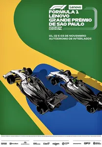 2024-11-03 | Grande Premio De Sao Paulo | Interlagos | Formula 1 Event Artworks | formula 1 event artwork | formula 1 programme cover | formula 1 poster | carsten riede