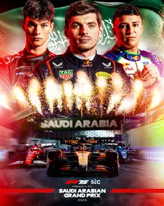 2025-04-20 | Saudi Arabian Grand Prix | Jeddah | Formula 1 Event Artworks | formula 1 event artwork | formula 1 programme cover | formula 1 poster | carsten riede