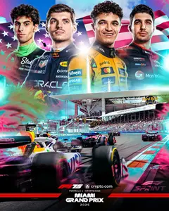 2025-05-04 | Miami Grand Prix | Miami | Formula 1 Event Artworks | formula 1 event artwork | formula 1 programme cover | formula 1 poster | carsten riede