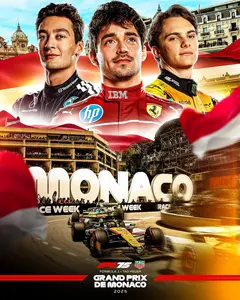 2025-05-25 | Grand Prix De Monaco | Monte Carlo | Formula 1 Event Artworks | formula 1 event artwork | formula 1 programme cover | formula 1 poster | carsten riede