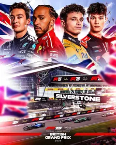 2025-07-06 | British Grand Prix | Silverstone | Formula 1 Event Artworks | formula 1 event artwork | formula 1 programme cover | formula 1 poster | carsten riede