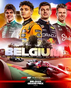 2025-07-27 | Grand Prix De Belgique | Spa-Francorchamps | Formula 1 Event Artworks | formula 1 event artwork | formula 1 programme cover | formula 1 poster | carsten riede