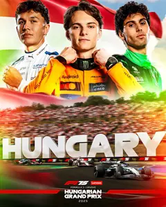 2025-08-03 | Magyar Nagydij | Budapest | Formula 1 Event Artworks | formula 1 event artwork | formula 1 programme cover | formula 1 poster | carsten riede