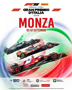 2025-09-07 | Gran Premio D`Italia | Monza | Formula 1 Event Artworks | formula 1 event artwork | formula 1 programme cover | formula 1 poster | carsten riede