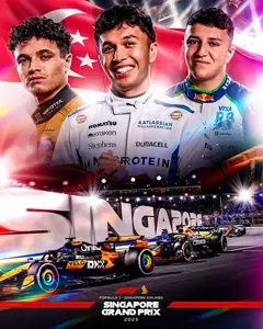 2025-10-05 | Singapore Grand Prix | Singapore | Formula 1 Event Artworks | formula 1 event artwork | formula 1 programme cover | formula 1 poster | carsten riede